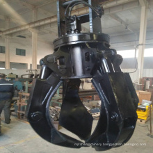 OEM Customized 360 Degree Rotating Orange Peel Grapple for Excavator